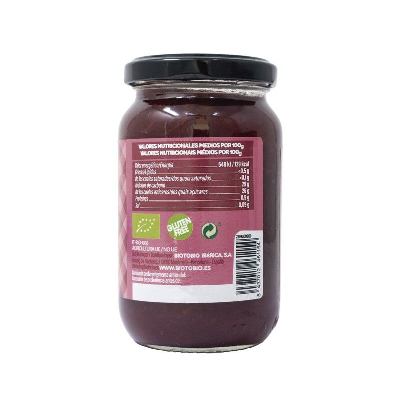 Compota de fresa Bio sin azucares añadidos (280gr.) - Imagen 3
