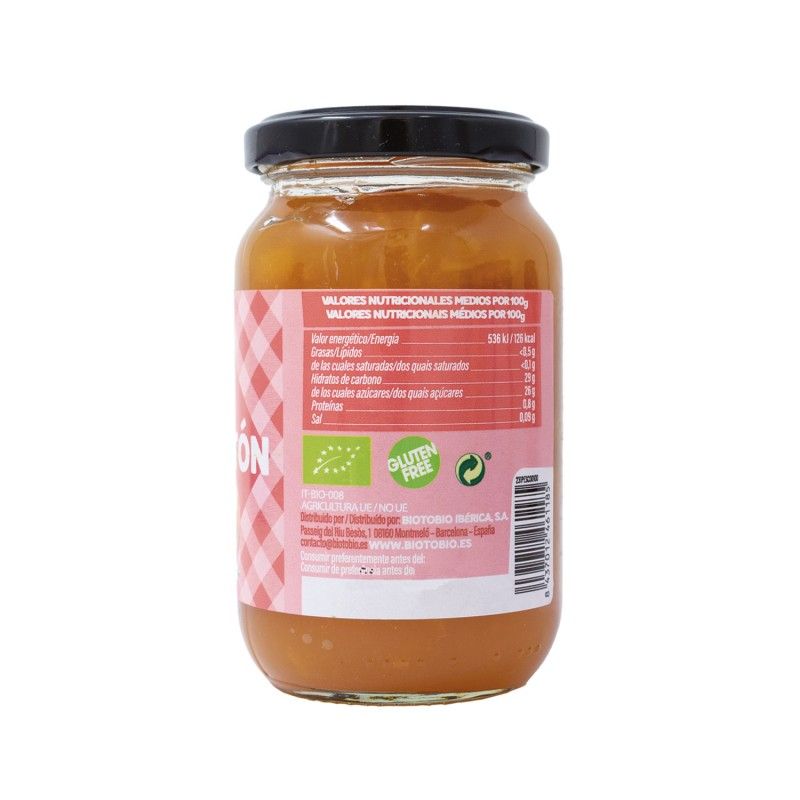 Compota de melocotón Bio sin azucares añadidos (280gr.) - Imagen 3