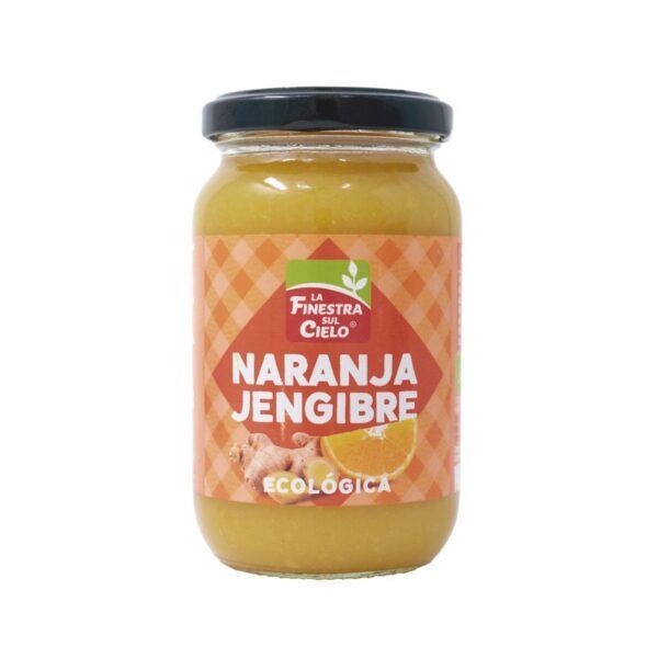 Compota de naranja y jengibre Bio sin azucares añadidos (280gr.)