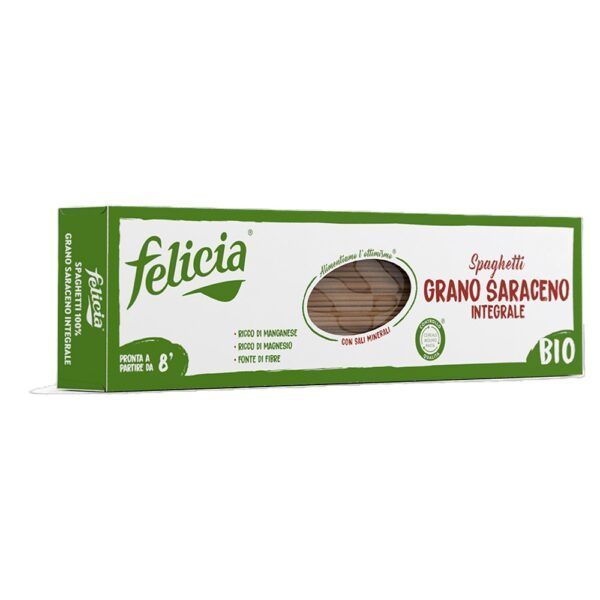 Espaguetis integrales de trigo sarraceno 100% orgánico (250gr.)
