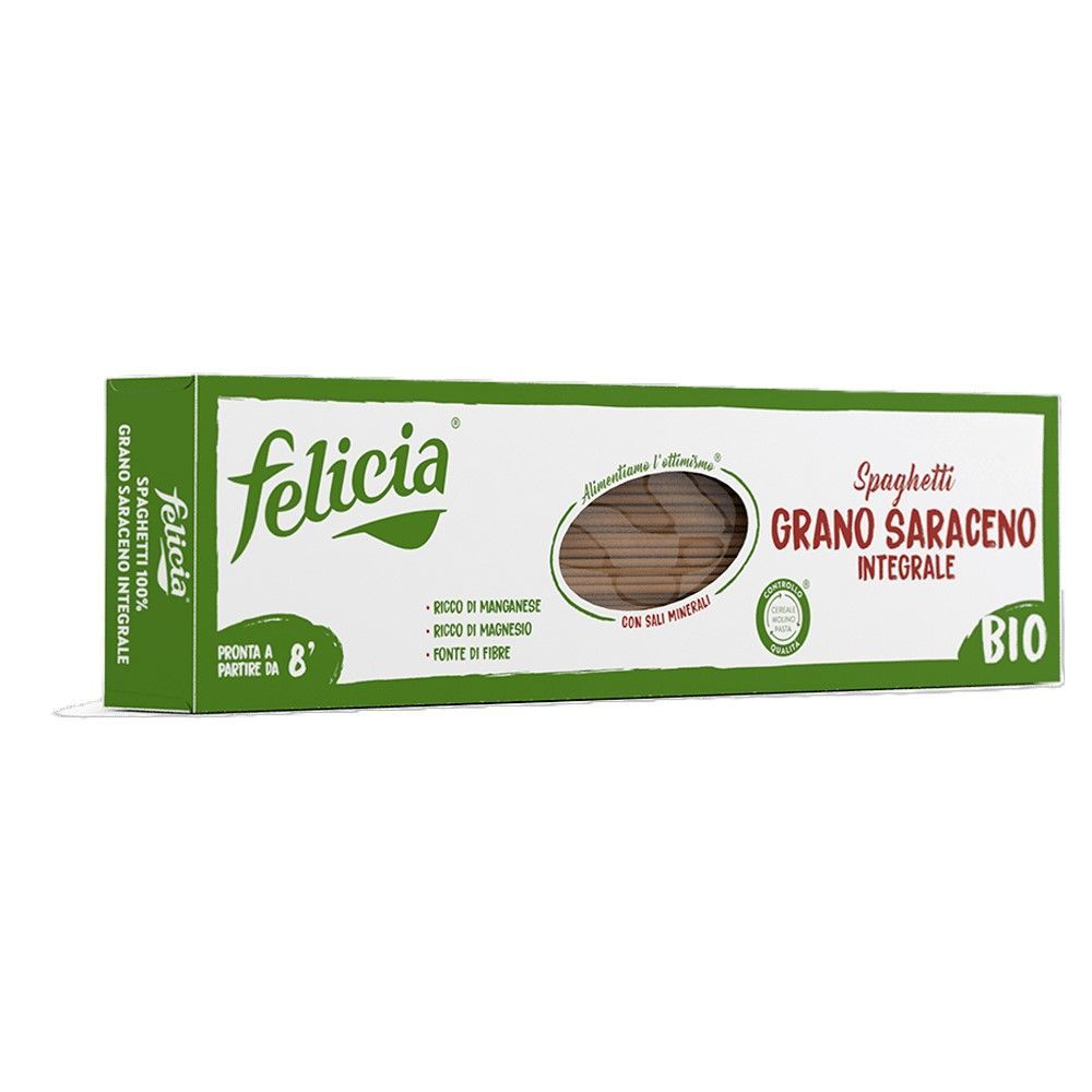 Espaguetis integrales de trigo sarraceno 100% orgánico (250gr.)