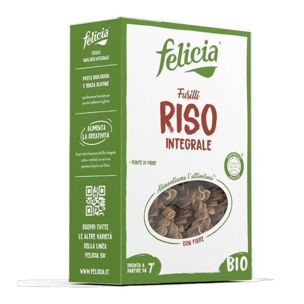 Fusilli de arroz integral 100% - espirales (250gr.)