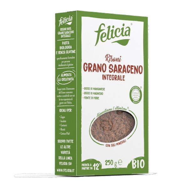 Risoni integral de trigo sarraceno 100% orgánico (250gr.)