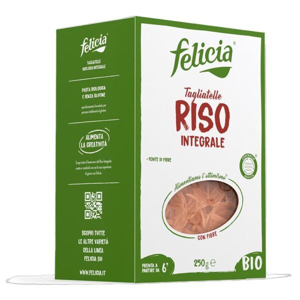 Tagliatelle (nidos) de arroz integral 100% (250gr.)