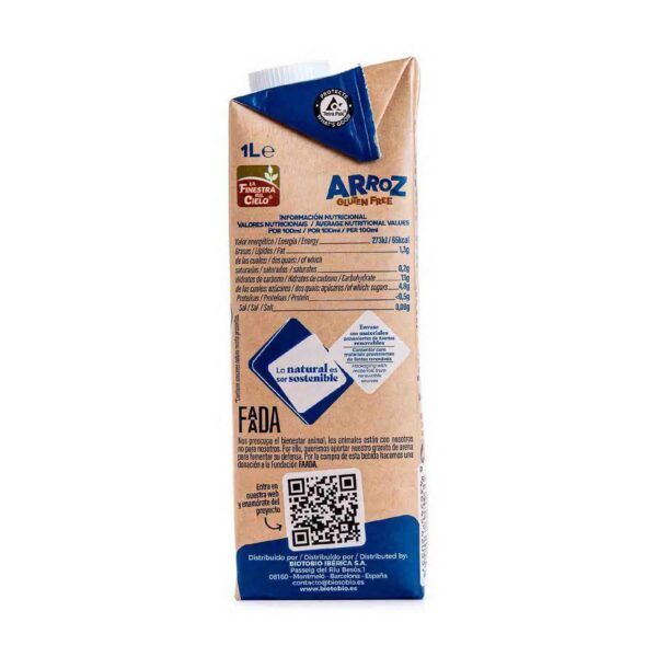 Alternative view of Arroz sin gluten bio (1L.)