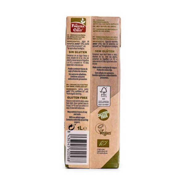 Alternative view of Avena sin gluten bio (1L.)