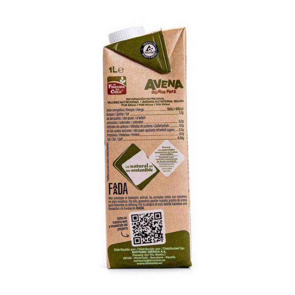 Avena sin gluten bio (1L.) - Imagen 3