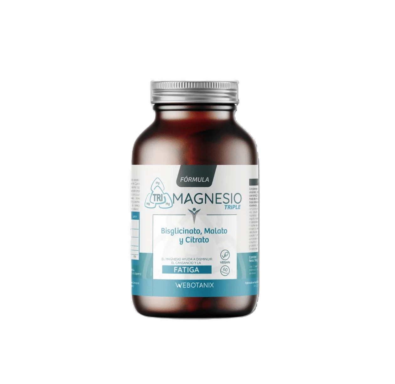 Fórmula Triple Magnesio · 60 Cápsulas Vegano