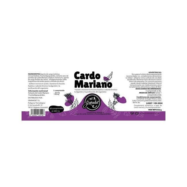 CARDO MARIANO 60 COMPRIMIDOS DE 560mg. - Imagen 2