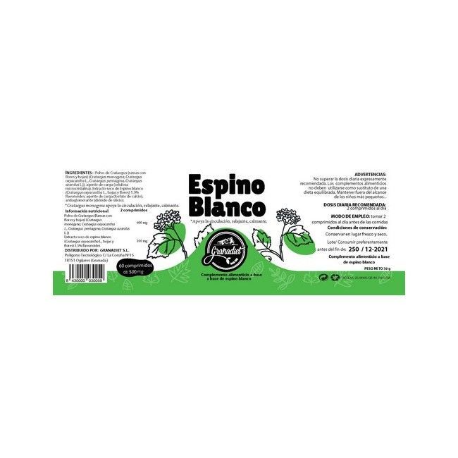 ESPINO BLANCO 60 COMPRIMIDOS DE 500mg. - Imagen 2