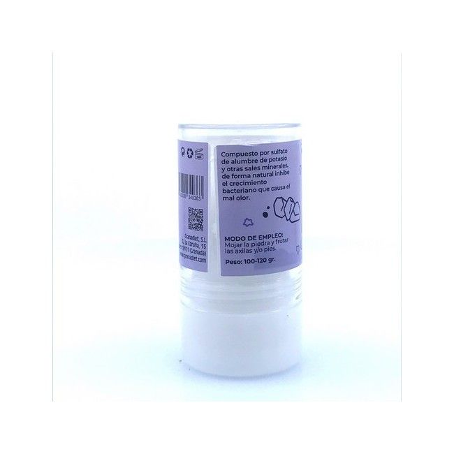 DESODORANTE MINERAL DE PIEDRA DE ALUMBRE EN STICK (120gr.) - Imagen 2