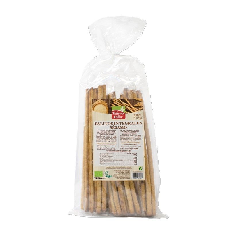 Grissines integrales de sésamo (200gr.)