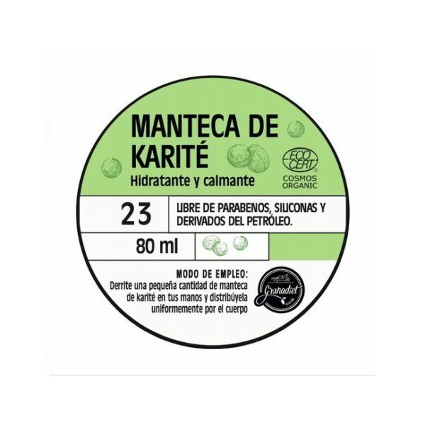MANTECA KARITÉ 100 % PURA ORGÁNICA (80gr.) - Imagen 3