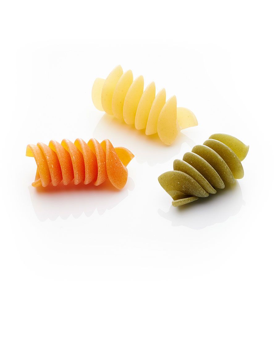 Hélices de sémola ecológica tricolor (500gr.) - Imagen 2