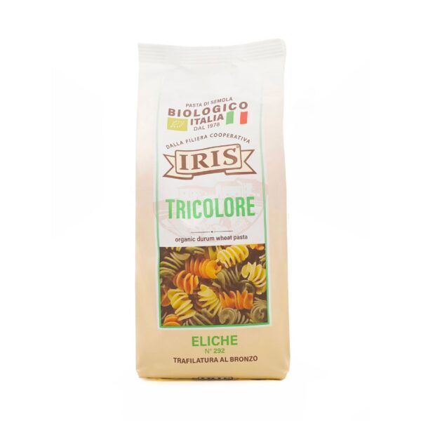 Hélices de sémola ecológica tricolor (500gr.)