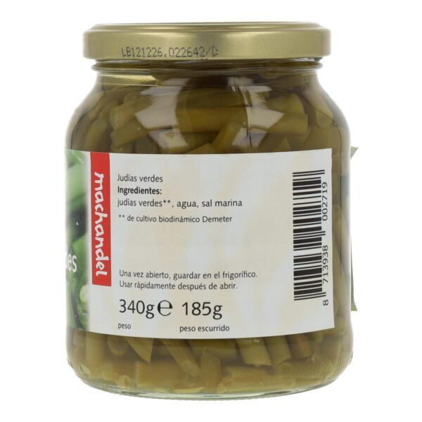Judias Verdes Bio 340gr. - Imagen 3