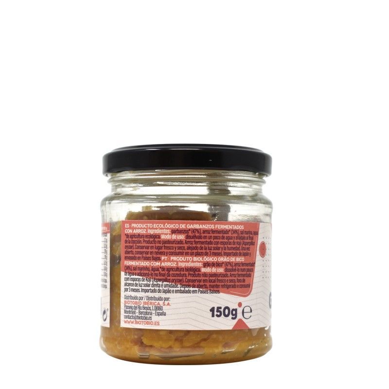 Miso de garbanzos bio sin pasteurizar (150gr.) - Imagen 2