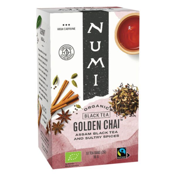 Té Negro Golden Chai™ Bio (18 bolsitas)