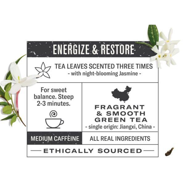 Té Verde Jazmín Bio (18 bolsitas) - Imagen 3