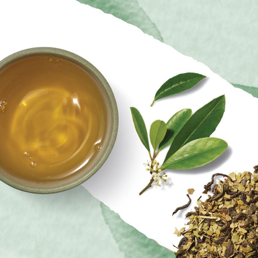 Té Verde con Mate y Mirto de Limón Bio (18 bolsitas) - Imagen 2
