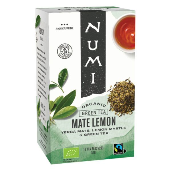 Té Verde con Mate y Mirto de Limón Bio (18 bolsitas)