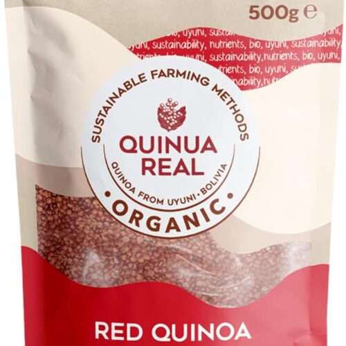 Quinoa real grano rojo bio sin gluten 500gr.