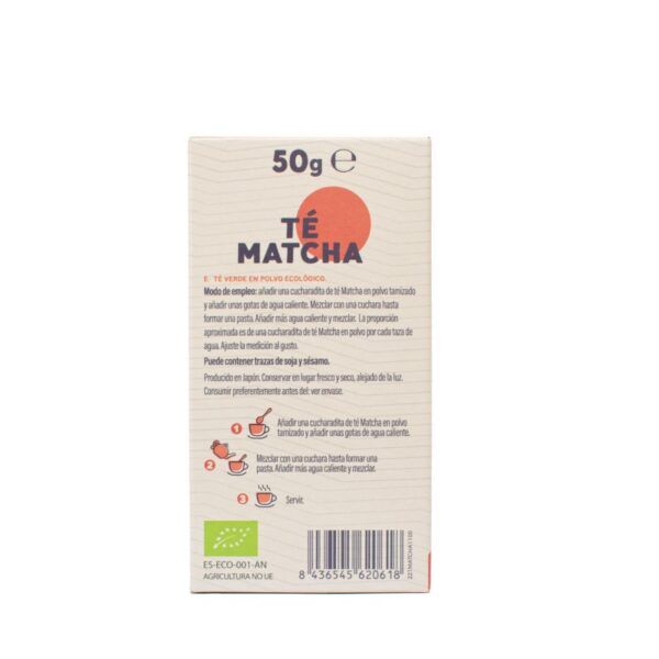 Alternative view of Té Matcha BIO 100% (50gr.)