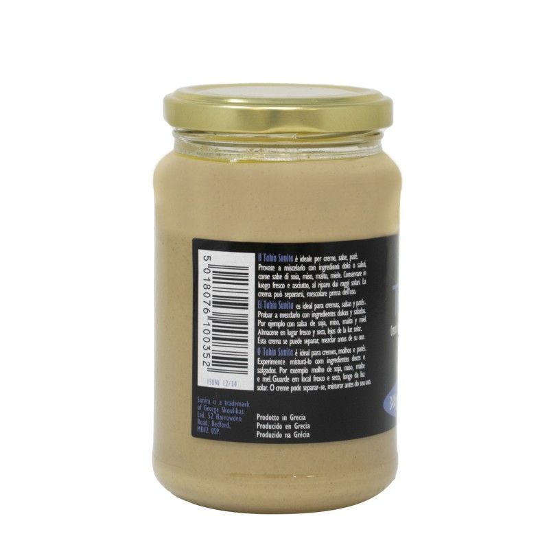 Tahín sunita Bio (340gr.) - Imagen 3