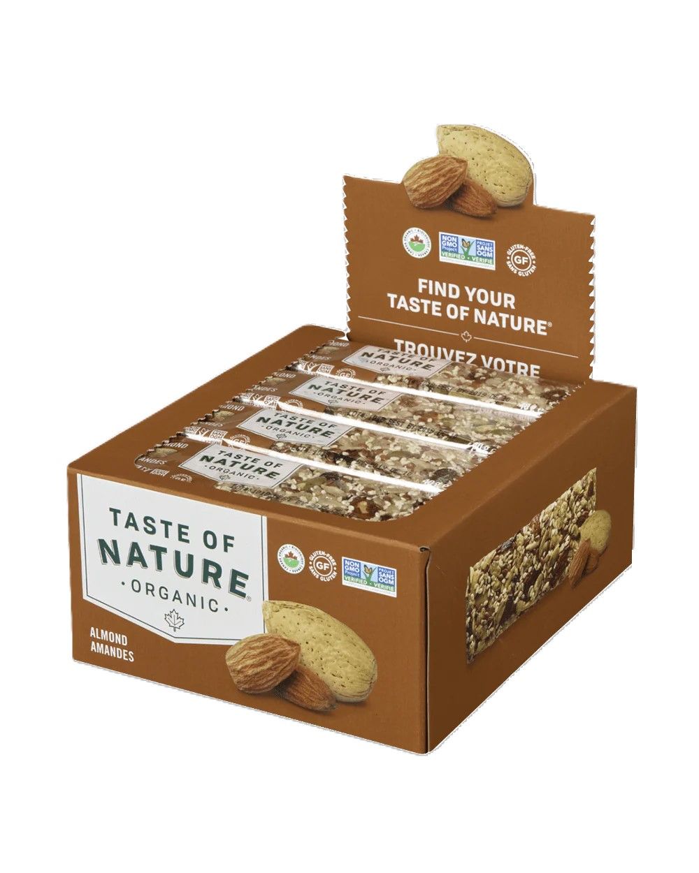 Barrita de almendras 40gr. (Caja 16uds.) - Imagen 2