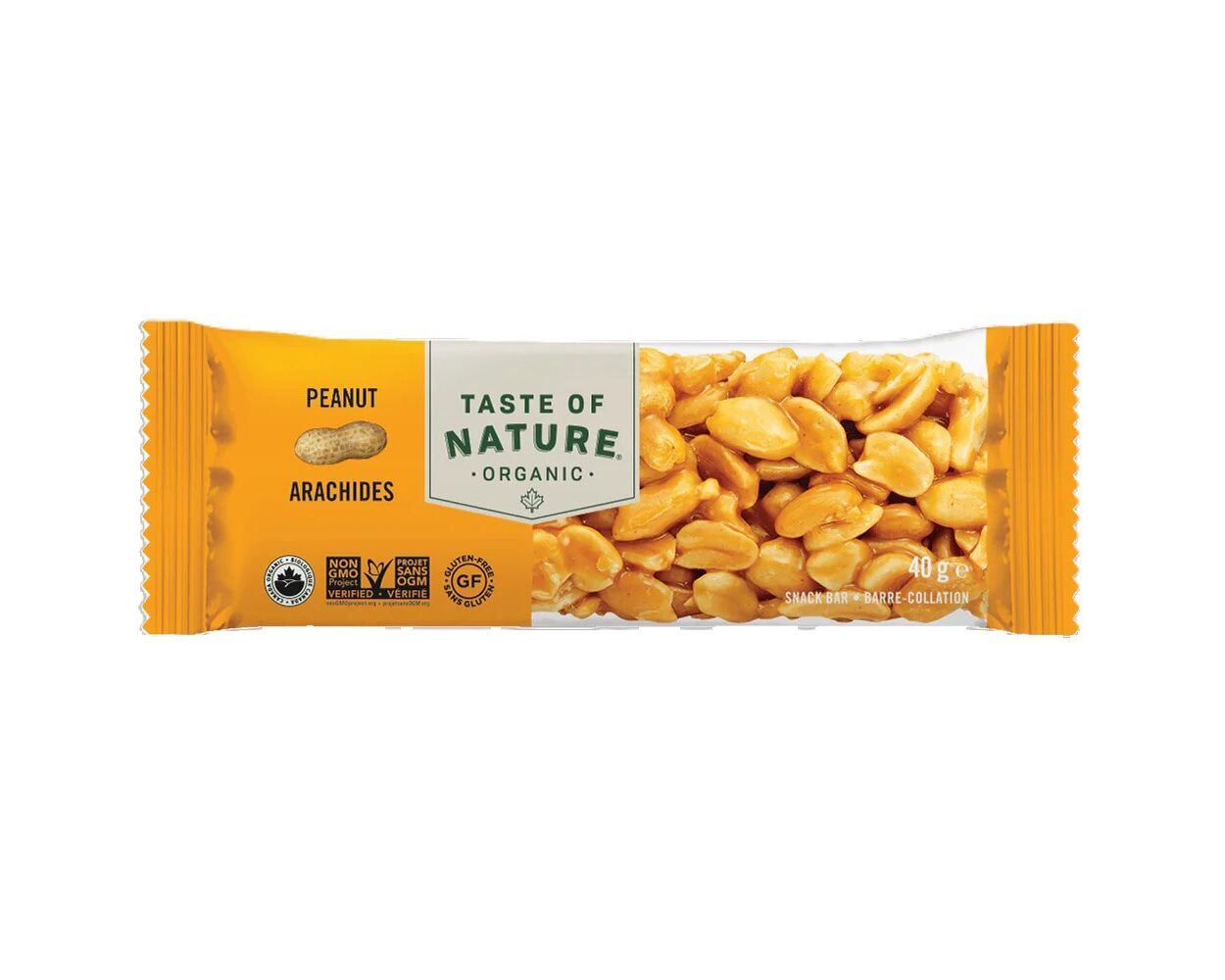 Barrita de cacahuete 40gr. (Caja 16uds.)