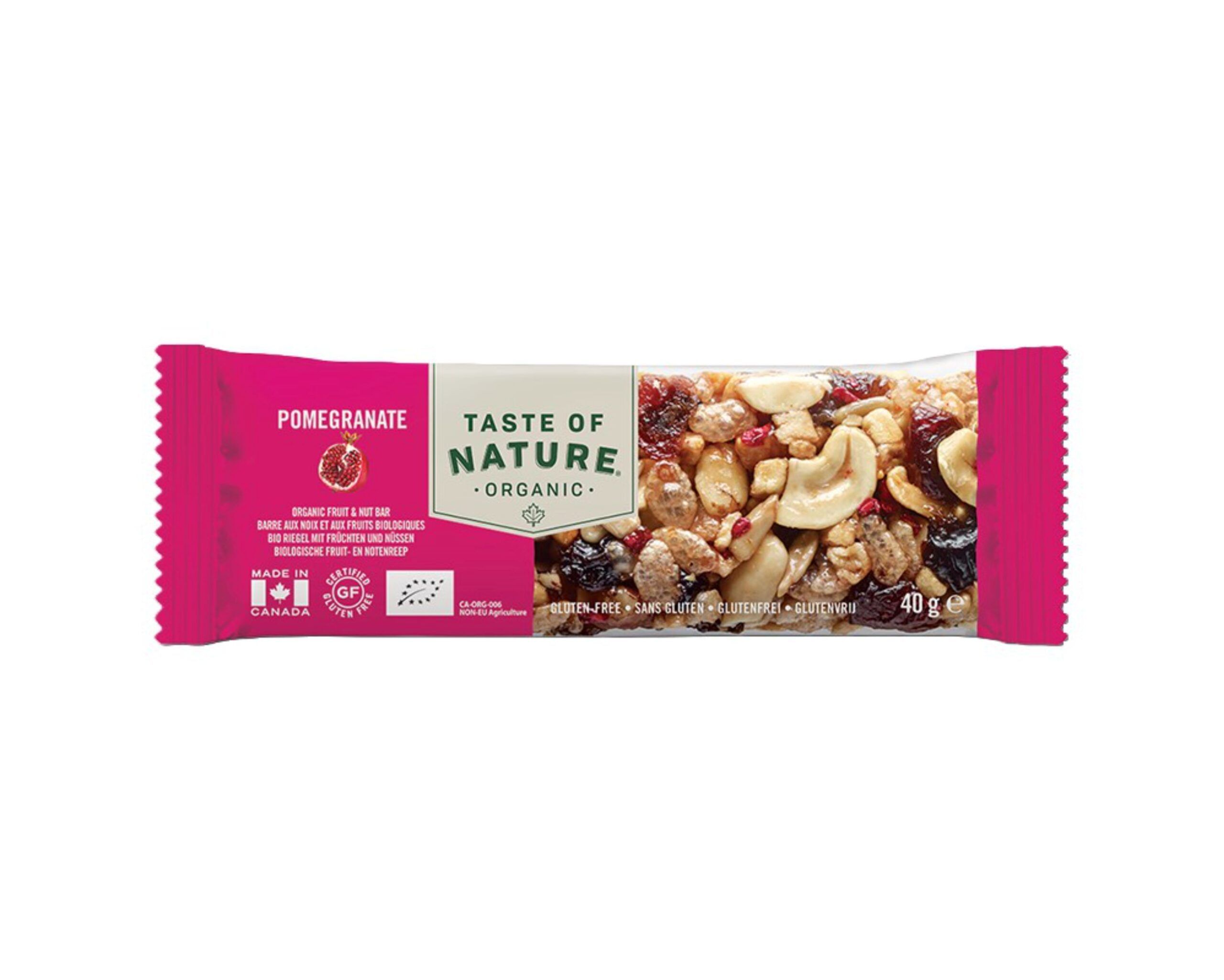Barrita de granada 40gr. (Caja 16uds.)