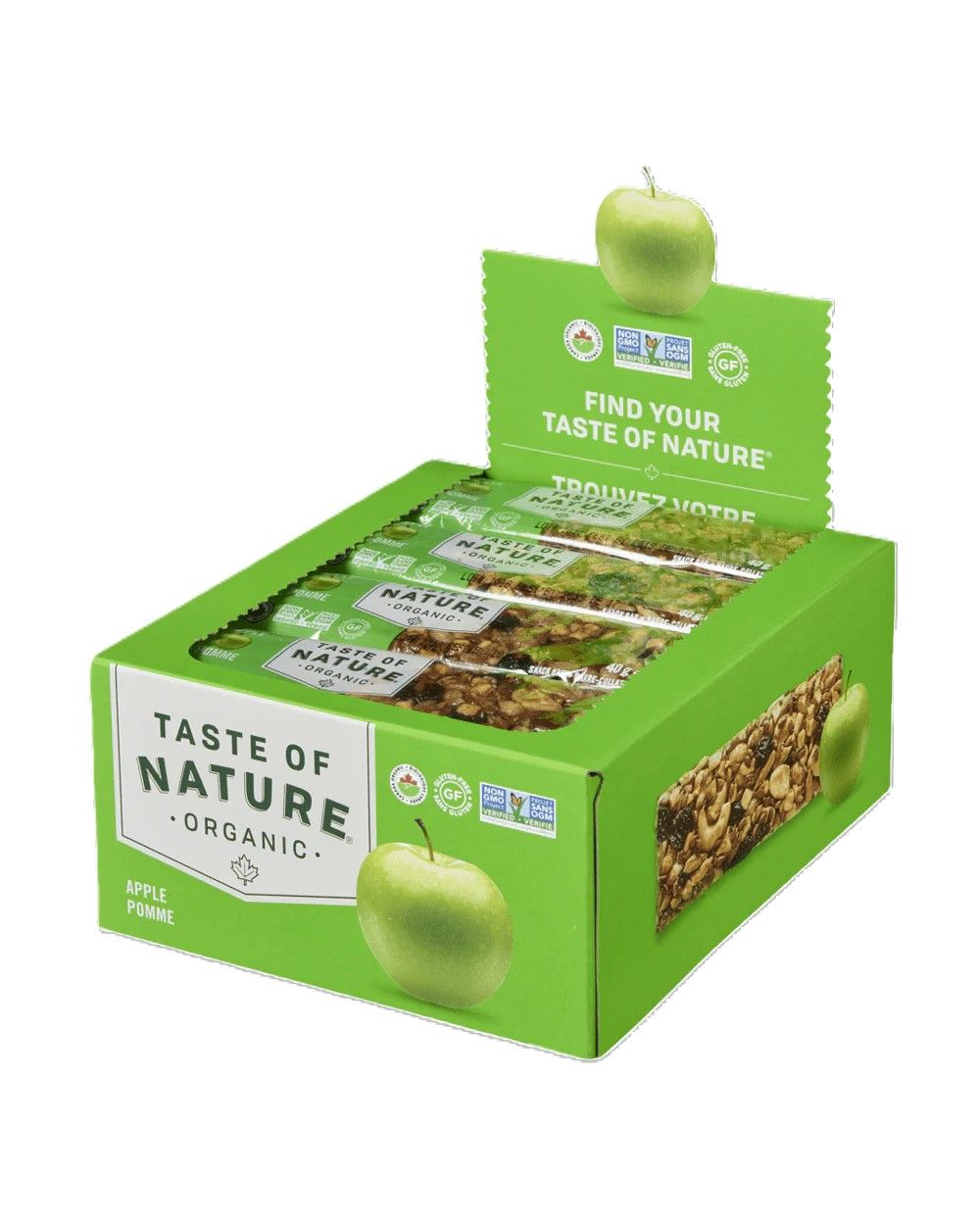 Barrita de manzana y canela 40gr. (Caja 16uds.) - Imagen 2