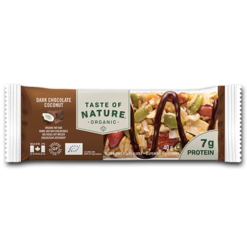 Barrita de proteina de chocolate y coco 40gr. (Caja 16uds.)