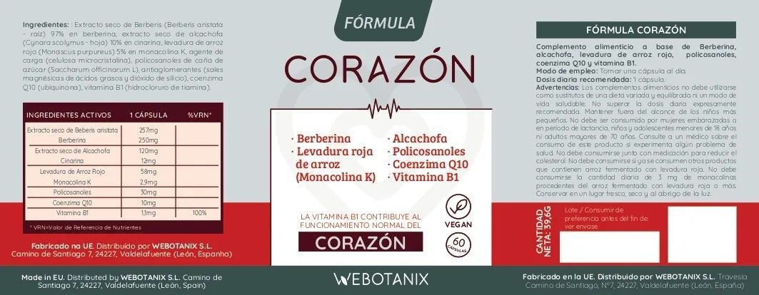 Fórmula Corazón 60 Cápsulas - Imagen 2