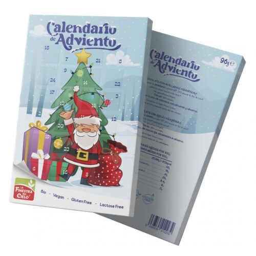 CALENDARIO DE ADVIENTO DE CHOCOLATE BIO & VEGAN (96gr.)