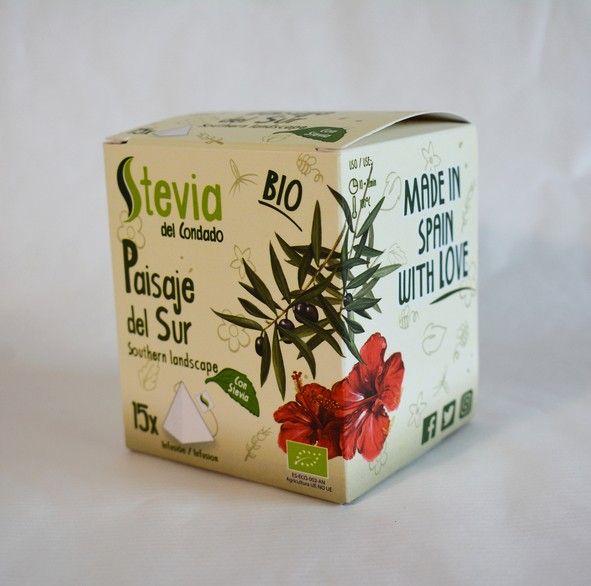 Paisaje del Sur con Stevia BIO | 15 Pirámides