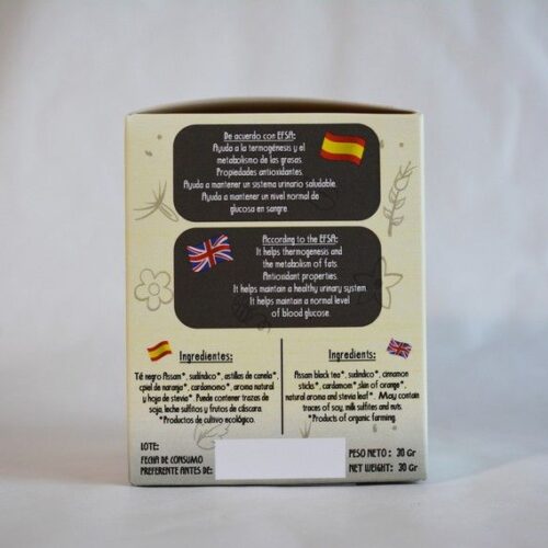 Alternative view of Té Alhambra Pakistaní con Stevia BIO | 15 Pirámides