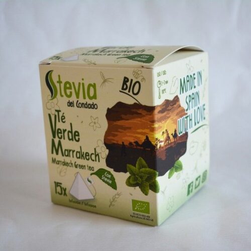Té Verde Marrakech con Stevia BIO | 15 Pirámides