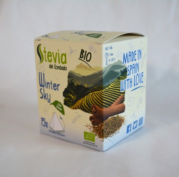 Winter Sky con Stevia BIO | 15 Pirámides