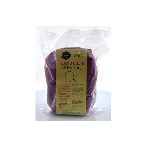 ALMOHADA CERVICAL TERMO CALMANTE DE SEMILLAS 1,2 KG. - Imagen 3