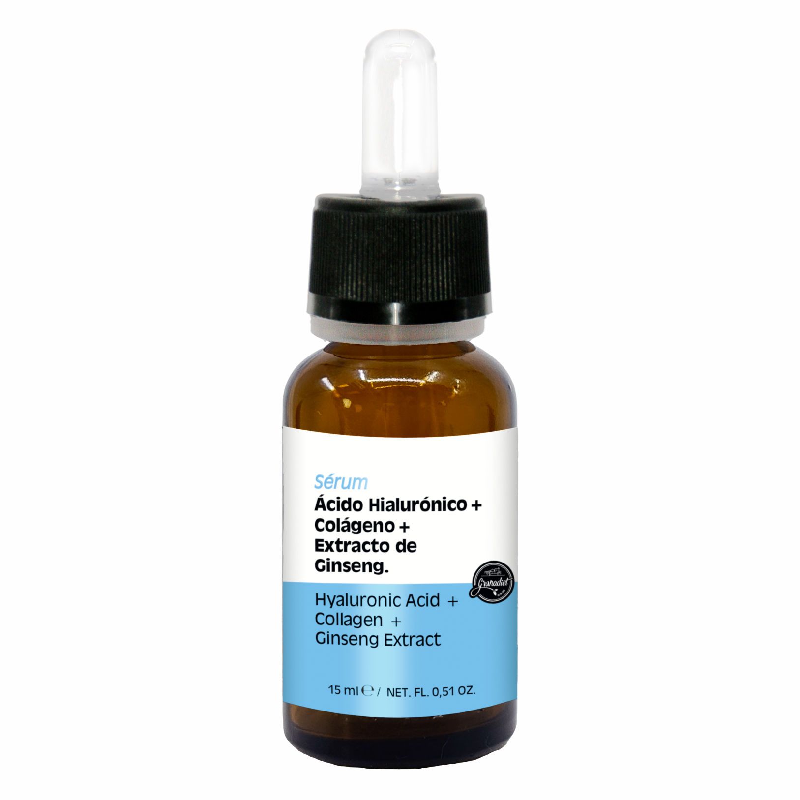 SÉRUM ALISAR - Ácido Hialurónico + Colágeno + Extracto de Ginseng (15ml)