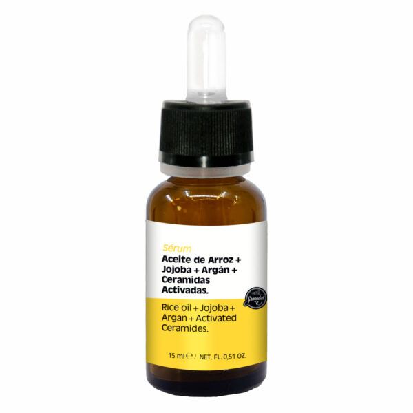 SÉRUM NUTRIR - Aceite de Arroz + Jojoba + Argán + Ceramidas (15ml)