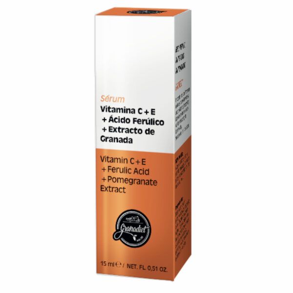 SÉRUM PROTEGER - Vitamina C+E + Ácido Ferúlico + Extracto de Granada (15ml) - Imagen 2