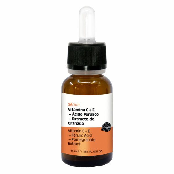 SÉRUM PROTEGER - Vitamina C+E + Ácido Ferúlico + Extracto de Granada (15ml)