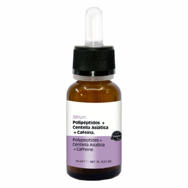 SÉRUM REAFIRMAR - Polipéptidos + Centella Asiática + Cafeína (15ml)