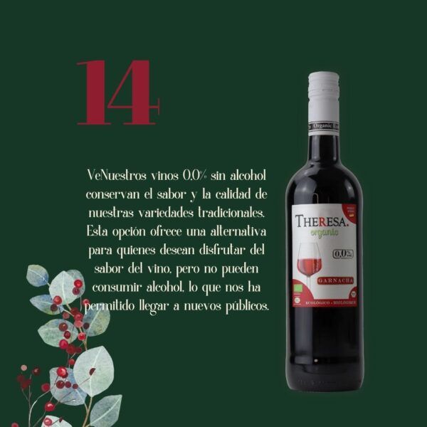 Garnacha Theresa Organic Tinto 0,0 (75cl) - Imagen 7