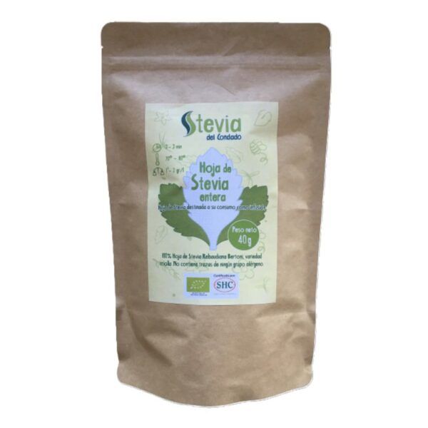 Hoja de Stevia entera BIO (40gr)