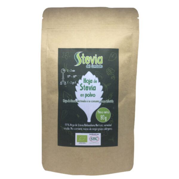 Hoja de Stevia en Polvo BIO (80gr)