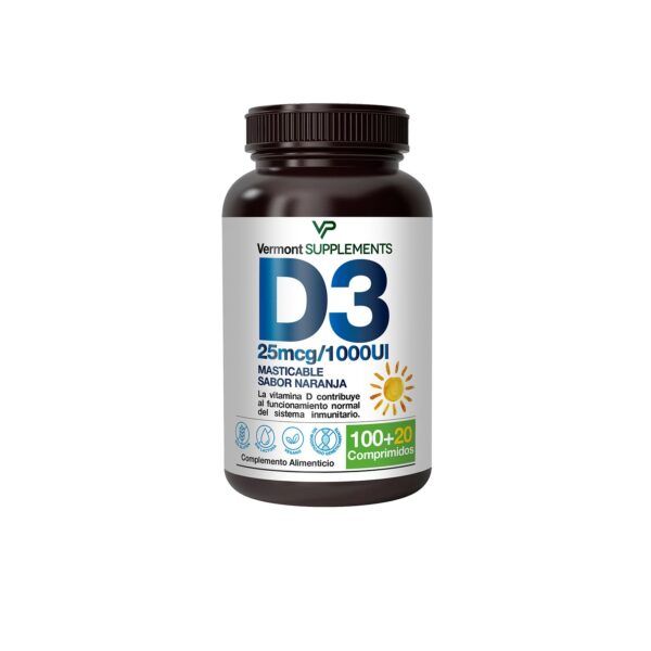 Vitamina D1000 UI Masticable