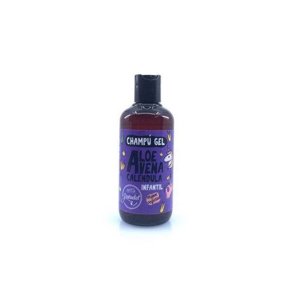 CHAMPÚ GEL INFANTIL ALOE Y AVENA 250 ML.